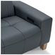 Alea Smoke Blue Leather 92" Power Reclining Sofa