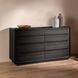 Leandro Burnished Black 8 Drawer Dresser