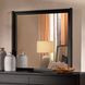 Leandro Burnished Black Rectangular Dresser Mirror