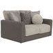 Reddington Umber Loveseat with Cuddler Cushions