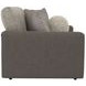 Reddington Umber Loveseat with Cuddler Cushions