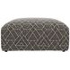 Reddington Umber Square Ottoman