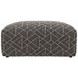 Reddington Umber Square Ottoman