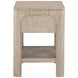 Solano Weathered Mango 1 Drawer Nightstand with USB Charging
