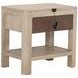 Solano Weathered Mango 1 Drawer Nightstand with USB Charging
