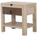 Solano Weathered Mango 1 Drawer Nightstand with USB Charging