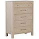 Solano Weathered Mango and Beige Upholstered Canopy Bedroom Set