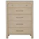 Solano Weathered Mango and Beige Upholstered Canopy Bedroom Set