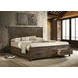 Woodmont Rustic Golden Brown California King Storage Panel Bed