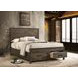 Woodmont Rustic Golden Brown Queen Panel Storage Bed
