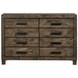 Woodmont Rustic Golden Brown Dresser