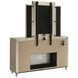 Lorient Ivory Upholstered 8 Drawer Dresser and Mirror with LED Light