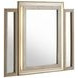 Lorient Ivory Upholstered Rectangular Dresser Mirror with LED Light