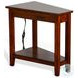 Charge Wedge Dark Brown Chair Side Table