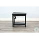 Charge Wedge Black Chair Side Table