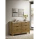 Henderson Medium Oak 6 Drawer Dresser