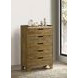 Henderson Medium Oak 5 Drawer Chest
