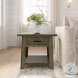 Telluride Driftwood Gray 1 Drawer End Table
