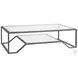 Metal Designs St Laurent Byron Rectangular Cocktail Table