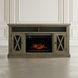 Telluride Driftwood Gray 60" Storage Console TV Stand with Electric Fireplace