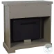 Telluride Driftwood Grey 32" TV Stand with Electric Fireplace