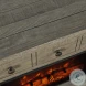 Telluride Driftwood Grey 32" TV Stand with Electric Fireplace