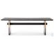 Brennan Worn Black Dining Table