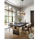 Brennan Worn Black Dining Table