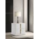Ines White 2 Drawer Nightstand