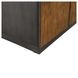 Fiore Satin Espresso 4 Door Accent Cabinet