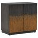 Fiore Satin Espresso 2 Door Accent Cabinet