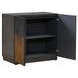 Fiore Satin Espresso 2 Door Accent Cabinet