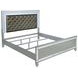 Gunnison Silver Metallic King Panel Bed