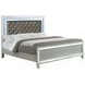 Gunnison Silver Metallic King Panel Bed
