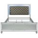 Gunnison Silver Metallic King Panel Bed