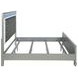 Gunnison Silver Metallic King Panel Bed