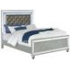 Gunnison Silver Metallic Queen Panel Bed
