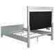 Gunnison Silver Metallic Queen Panel Bed