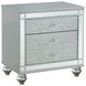 Gunnison Silver Metallic Nightstand