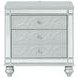 Gunnison Silver Metallic Nightstand