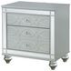 Gunnison Silver Metallic Nightstand