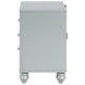 Gunnison Silver Metallic Nightstand