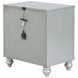 Gunnison Silver Metallic Nightstand