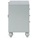 Gunnison Silver Metallic Nightstand