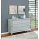 Gunnison Silver Metallic Dresser