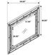 Gunnison Silver Metallic Mirror
