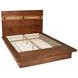 Winslow Smokey Walnut and Coffee Bean Queen Platform Bed