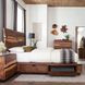 Winslow Smokey Walnut and Coffee Bean Queen Storage Platform Bed
