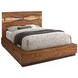 Winslow Smokey Walnut and Coffee Bean Queen Storage Platform Bed