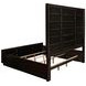 Durango Smoked Peppercorn And Grey King Upholstered Panel Bed